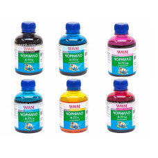 Комплект чорнил WWM H77 для HP 177,85 (6 х 200г)